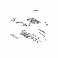 OEM Lexus RX400h Junction Block Assy, Battery W/Cable Diagram - G9240-48021