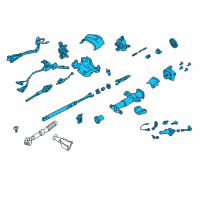 OEM 2003 Chevrolet S10 Column Assembly Diagram - 26094743