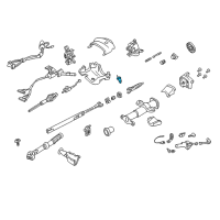 OEM 1998 Oldsmobile Bravada Cylinder & Keys Diagram - 26049533