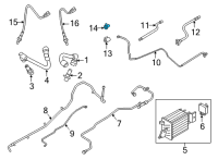 OEM 2020 Ford Explorer Pressure Sensor Diagram - JL3Z-9F972-A