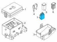 OEM 2022 Ford F-150 Relay Diagram - JU5Z-14N089-C