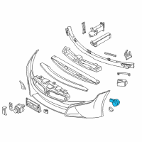 OEM 2017 BMW i8 Ultrasonic Transducer Ionic Silver Diagram - 66-20-9-302-569
