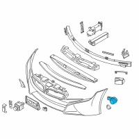 OEM BMW i3 Ultrasonic Transducer Ionic Silver Diagram - 66-20-9-302-569