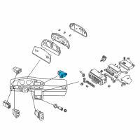 OEM 1998 Nissan Altima Switch Assy-Hazard Diagram - 25290-9E010