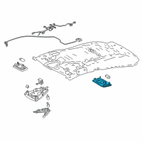 OEM 2019 Toyota C-HR Dome Lamp Diagram - 81240-02080-C1