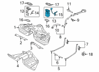 OEM 2021 Ford Mustang Fuel Pump Diagram - KR3Z-9H307-B