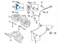 OEM 2018 Ford Mustang Fuel Pump Diagram - JR3Z-9275-B