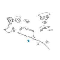 OEM Cadillac Escalade Side Sensor Diagram - 20884470