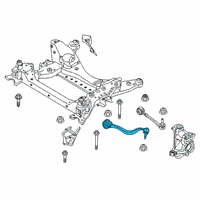 OEM 2020 BMW X3 LEFT TENSION STRUT WITH RUBB Diagram - 31-10-8-067-427