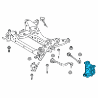 OEM 2019 BMW X4 Right Carrier Diagram - 31-21-6-882-598