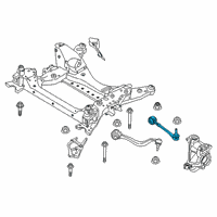 OEM 2021 BMW X3 CONTROL ARM WITH RUBBER BUSH Diagram - 31-10-8-067-431