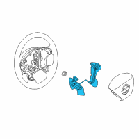 OEM Nissan Sentra Switch Assy-Ascd, Steering Diagram - 25550-3DA6A