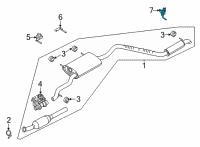 OEM Ford Maverick SUPPORT Diagram - NZ6Z-5277-D