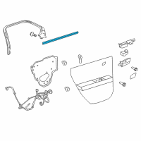 OEM 2014 GMC Terrain Belt Weatherstrip Diagram - 20920180