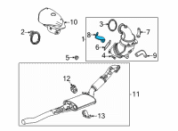 OEM 2020 Buick Encore GX Lower Bracket Diagram - 12684193