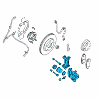 OEM 2019 Nissan Maxima CALIPER Assembly-Front RH, W/O Pads Or SHIMS Diagram - 41001-9N00A