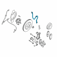 OEM 2016 Nissan Maxima Hose Assy-Brake, Front Diagram - 46210-4RA0B