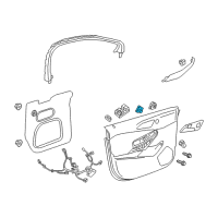 OEM Chevrolet Cruze Lock Switch Diagram - 13423092