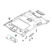 OEM BMW M340i COUNTERBEARING FOR SUN VISOR Diagram - 51-16-8-073-382