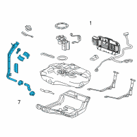 OEM 2017 Buick Verano Filler Pipe Diagram - 13351225