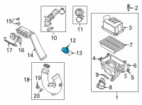 OEM 2021 Hyundai Elantra EJECTOR COMPLETE Diagram - 31600-AA000