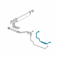 OEM Ram Tube-Oil Cooler Pressure And Ret Diagram - 68078244AA