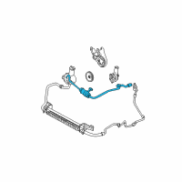 OEM Mercury Pressure Hose Diagram - 2F1Z-3A719-BA