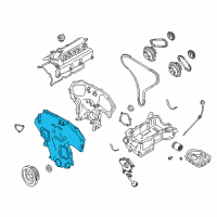 OEM 2007 Nissan 350Z Cover Assy-Front Diagram - 13501-AC700