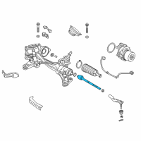 OEM 2017 Honda CR-V End, Rack Diagram - 53610-TLA-A51