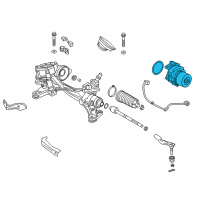OEM 2021 Honda CR-V MOTOR COMP, EPS Diagram - 53660-TPG-A00