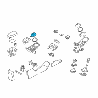 OEM Kia Sportage Cover-Console Indicator Diagram - 846523W020AK5