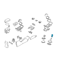 OEM 2012 Kia Sportage Knob-Gearshift Lever Diagram - 437113W300WK