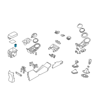 OEM 2013 Kia Sportage Holder Assembly-Button Start Diagram - 954903W000