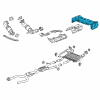 OEM 2018 Cadillac ATS Heat Shield Diagram - 23237464