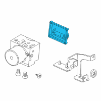 OEM 2008 GMC Sierra 2500 HD ABS Control Unit Diagram - 25802684