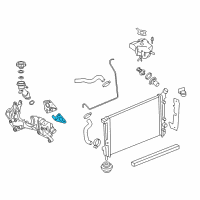 OEM Chevrolet Cross Over Pipe Gasket Diagram - 12623852