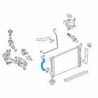 OEM 2007 Chevrolet Uplander Lower Hose Diagram - 19130236