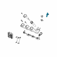 OEM 2005 Cadillac XLR Sensor, Crankshaft Position Diagram - 12567170