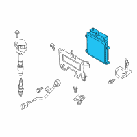 OEM Hyundai Engine Control Module Unit Diagram - 39171-2EFD0