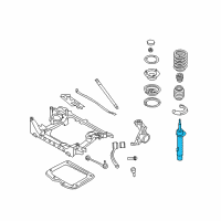 OEM 2010 BMW 328i xDrive Front Left Suspension Strut Diagram - 31-31-6-779-983