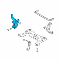 OEM 2008 Nissan Versa Spindle-KNUCKLE, LH Diagram - 40015-ED000