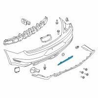 OEM 2017 Ford Mustang Reflector Diagram - FR3Z-15A449-A