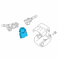 OEM 2016 Toyota Camry Sensor, Steering G W/LO Diagram - 8924B-0E020