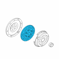 OEM 2009 Mercury Milan Clutch Assembly Diagram - 7E5Z-7B546-A