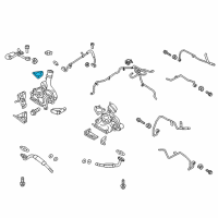 OEM 2012 Lincoln MKS Turbocharger Gasket Diagram - AA5Z-9450-C