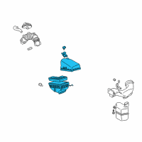 OEM 2003 Toyota Solara Air Cleaner Assembly Diagram - 17700-0H020