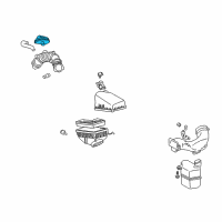 OEM 2002 Toyota Camry Upper Resonator Diagram - 17893-0H050
