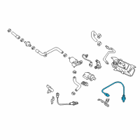 OEM 2020 Kia Stinger Sensor Assy-Oxygen, F Diagram - 392103L010