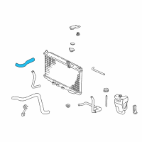 OEM 1994 Acura Integra Hose, Water (Upper) Diagram - 19501-P72-000