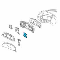 OEM 2002 Mercury Sable Tachometer Diagram - XF1Z17360AA